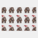 Recherche de cocker papier cadeau Motif