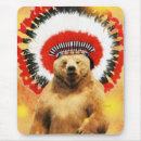 Recherche de chef indien tapis souris Plumes