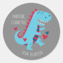 Search for dinosaur valentines stickers Classroom