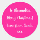 Search for from santa labels Merry christmas