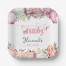 Search for pink christmas paper plates Baby girl