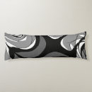 Search for black silver swirls pillows Black and white
