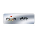 Search for rock and roll return address labels Skull