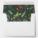 Search for holiday envelopes Botanical