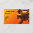 Search for eye catching business cards Orange