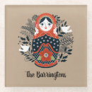 Recherche de poupée dessous de verres Matryoshka