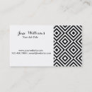 Recherche de rayures de zigzag cartes visite Monogramme