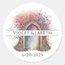 Search for magic wedding stickers Watercolor