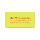 Search for orange return address labels Modern