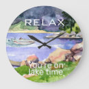 Search for lake time clocks Wall