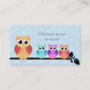 Search for owl business cards Daycare