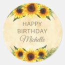 Search for rustic sunflower stickers Elegant