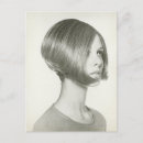 Recherche de coiffures cartes postales Noir et blanc