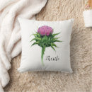 Search for thistle pillows Watercolor