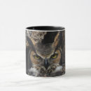 Search for great horned owls mugs Nature