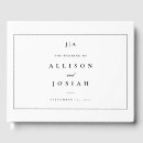 Search for classic wedding guest books Script calligraphy