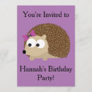 Recherche de hedgehog birthday invitations Anniversaire