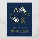 Recherche de bleu blanc vert invitations Élégant