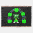 Search for clover design blankets St patrick's day