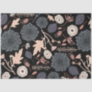 Search for botanical tissue paper Black