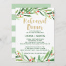 Search for wreath rehearsal dinner invitations Winter