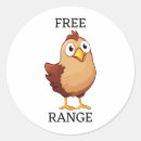 Search for free range stickers Rooster