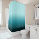 Search for pale blue shower curtains Ombre