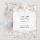 Search for marble christening invitations Elegant