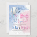 Search for baseballs or bows invitations Gender