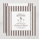 Recherche de cocktails martini invitations Bride