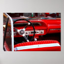 Search for vintage red car posters Chevrolet