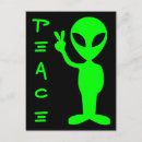Recherche de alien vert cartes postales Extraterrestre