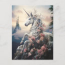 Recherche de licorne cartes postales Imaginaire
