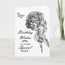 Search for flower drawing birthday cards Vintage