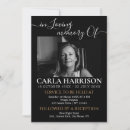Search for white funeral invitations Modern