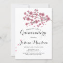 Search for cherry blossom sweet 16 invitations Pink