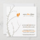 Search for love birds save the dates Vintage