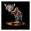 Recherche de girafe drôle posters Humour animal