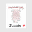 Search for immaculate stickers Religious