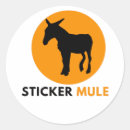 Recherche de mule autocollants Cheval