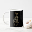 Search for egyptian cat mugs Gold
