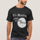Search for howl at the moon tshirts Black