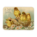 Recherche de joyeuses pâques vintages magnets Poulet