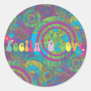 Search for psychedelic flowers stickers Rainbow