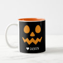 Search for pumpkin faces mugs Jack o lantern