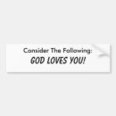 Search for god loves you bumper stickers Jesus