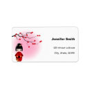 Search for doll return address labels Sakura