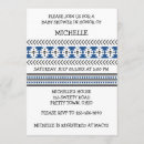 Recherche de aztec baby shower invitations Bleu