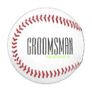 Search for souvenir baseballs Groom