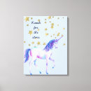 Search for purple unicorn canvas prints For her